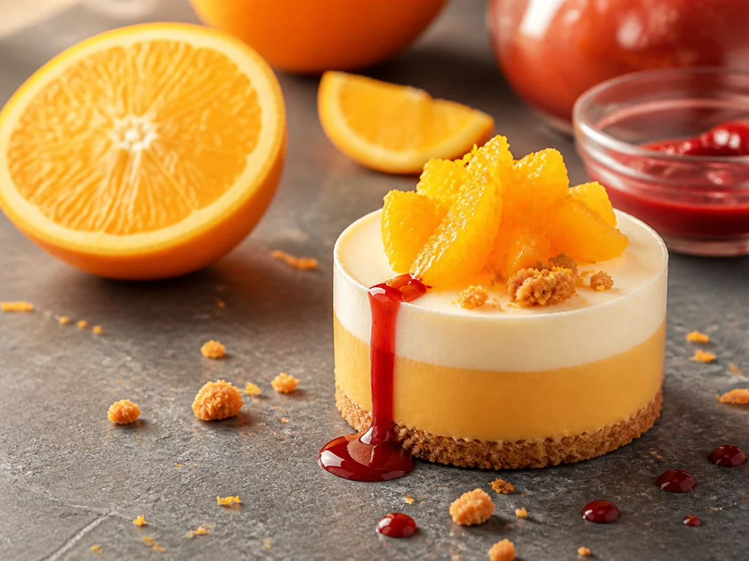 Orange Cheesecake Cup